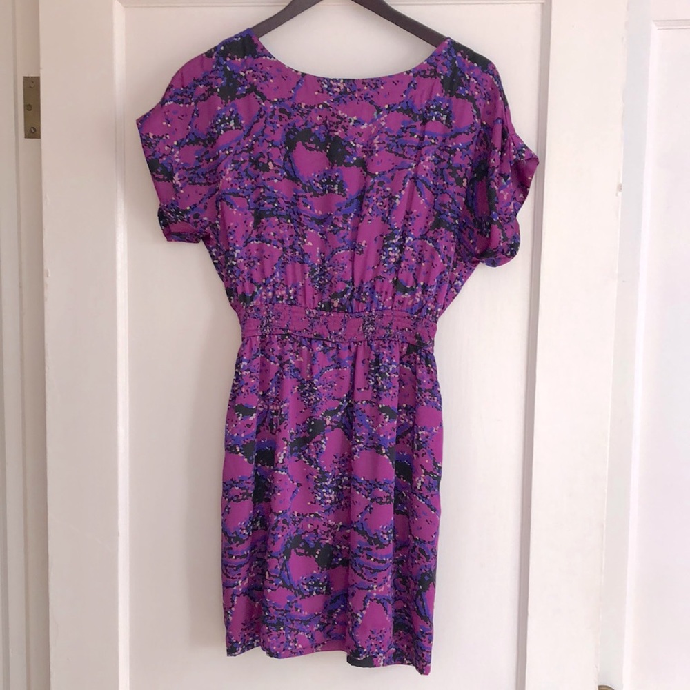 BCBGeneration Vibrant 90’s Cut Out Dress Size Small